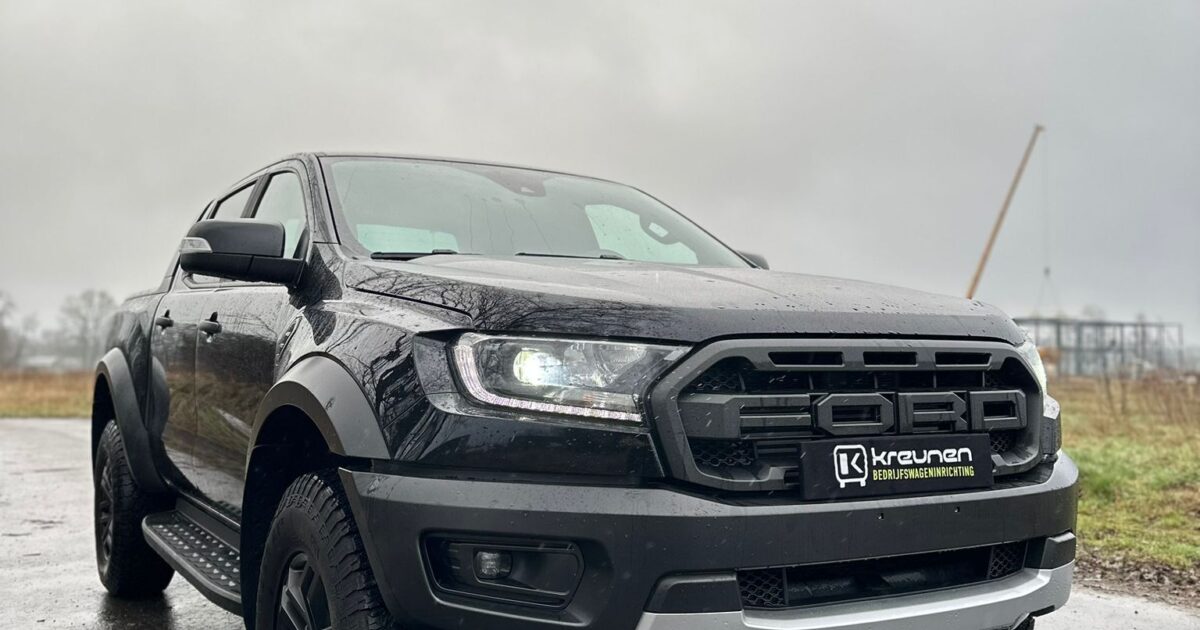 Grijs kenteken ombouw Ford Ranger Raptor | Kreunen BWI